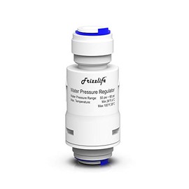 Frizzlife PRV3 Water Filter Pressure Regulator Protection Valve For Reverse Osmosis & Water Filter System, 60PSI, 3/8â Quick Connect Push Fit
