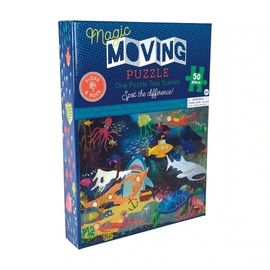 Floss and Rock 50 Pieces Magic Moving Puzzle (Deep Sea)