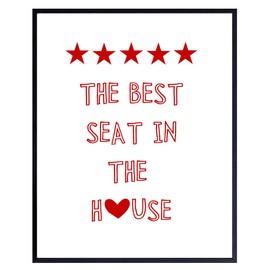 Eclectic Bathroom Decor - Wall Art for Bathroom - Funky Bathroom Decor - Modern Bathroom Decor Wall Art - Funny Bathroom Signs Wall Decor - Unique Bathroom Decor - Cool Bathroom Decor 8x10 Unframed