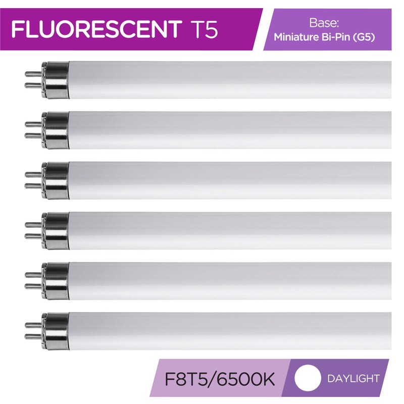 (Pack Of 6) F8T5/D - T5 Fluorescent 6500K Daylight -