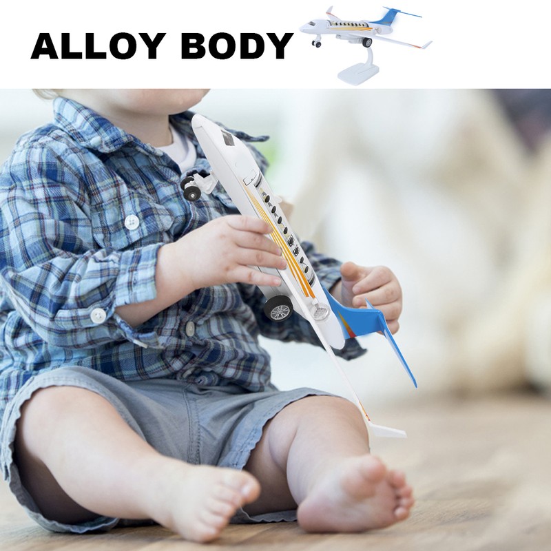 25.5cm G650 Aircraft Model Toy Pull Back Airplane Children Toy