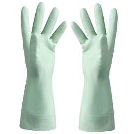 COLLBATH 1Pair Gloves Durable Dishwashing Mittens for Household Cleaning for Gardening Laundry and Pet Care Comfortable and Protection