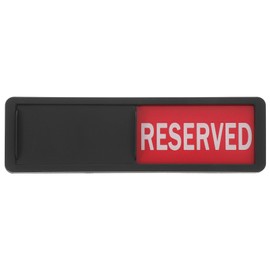 HOODANCOS Door Slide Sign Office Signboard Privacy Slider Reserved Display Sign for Office Conference Room Hospital Hotels, Vacant Occupied Privacy Sign (7'' x 2'')