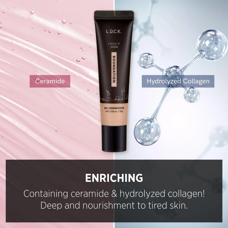 L.O.C.K. Color, L.o.c.k. it Good Boundation, 09 Coffee