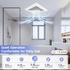 Fanspex Bathroom Ceiling Exhaust Fan, Household Bath Vent Ventilation Fan
