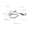 BDHI 1pc 24 in 1 Multi-Tool Key Stainless Steel Portable