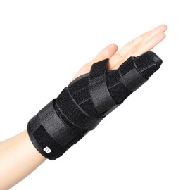 IPENNY Finger Splint for Adults Adjustable Boxer Fracture Splint Unisex Reversible Hand Brace with Finger Support Joints Immobiliser for Broken Fingers Joint Injuries Trigger Finger