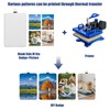 20Pcs Sublimation ID Badge Holder with Lanyards Leather Lanyard Card
