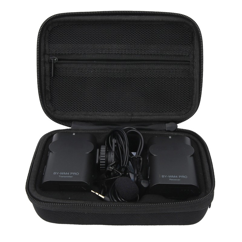 BOYA WM4 PRO Wireless Microphone System Interview Lavalier Microphone with