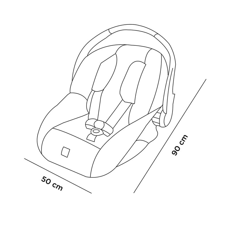 Nap Baby Funda para Portabebé con resorte ajustable, 100% algodón,