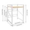 RocoReny Washer Dryer Stacking Rack Stand, Dryer Storage Shelf with