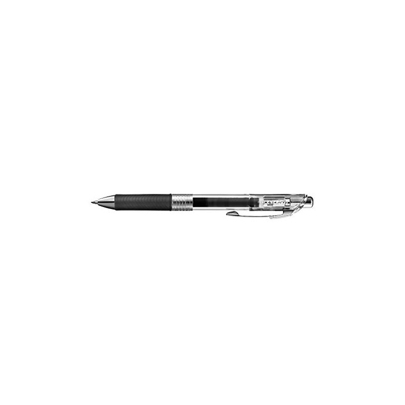 Pentel EnerGel Pure BL77TL Retractable Gel Pen - Black (Pack