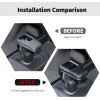 CheroCar Carbon Fiber Gear Shift Knob Cover Trim Decorative For