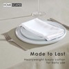 HOMESCAPES Grey Cotton Tablecloth 6 to 8 seater Large Rectangular