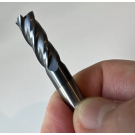 FM Carbide 5/16" Square End Mill 4 Flutes (AlTiN) LOC  13/16" OAL 2.5" D2 = 5/16"