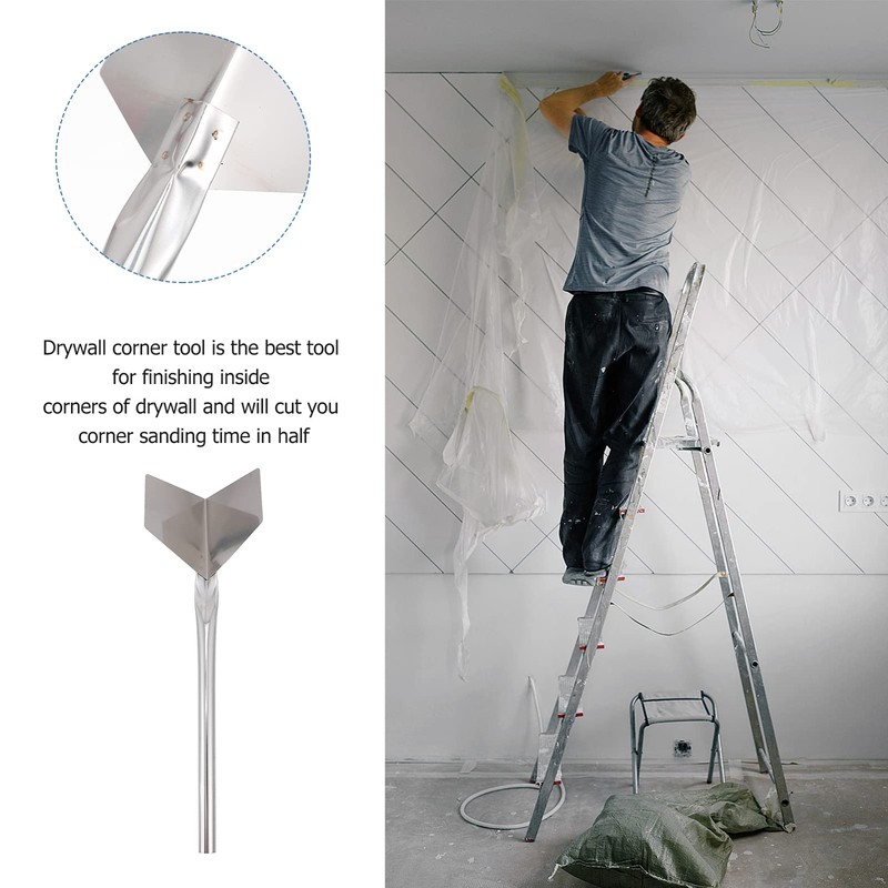 Angoily 6pcs External Corner Trowel Stainless Steel Outer Corner Tools