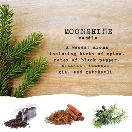 EastWest Bottlers - Moonshine Candle, a Handsome + Masculine Addition