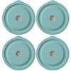 Replacement Lids for Pyrex 7200-PC 2 Cup, Silicone Round Storage