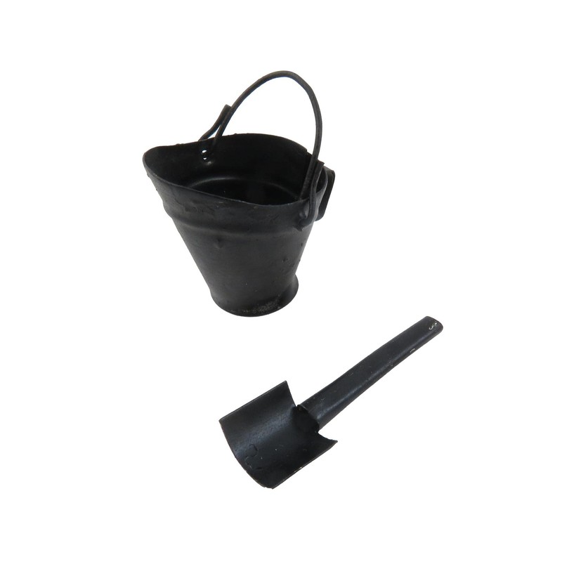 Melody Jane Dolls Houses Dollhouse Coal Shovel & Ash Shovel