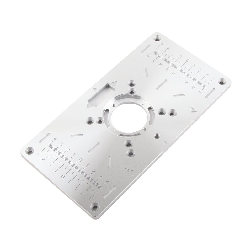 Aluminium Router Table Insert Plate for Woodworking Benches Milling Trimming