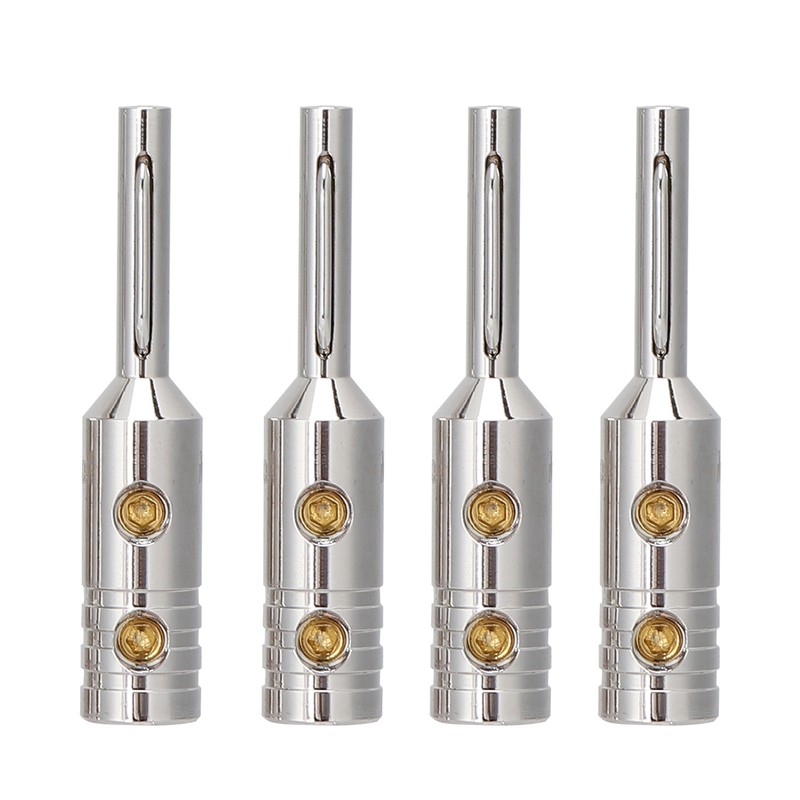 Monosaudio B80（R）Banana Plug Pure Copper Power Plug Connector for Professional