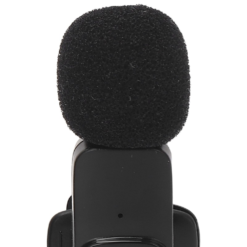 Wireless Lavalier Microphone Portable Noise Cancelling Professional Lapel Mic for