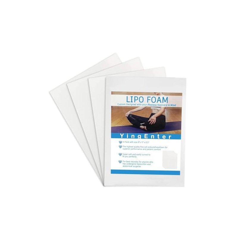 4 Pack Lipo Foam - Post Surgery Ab Board for