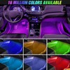 Nilight RGB LED Car Interior Stripe Light with APP Control