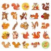 Squirrel Sticker Pack, Animal Animal Sticker Set, 50 Pieces, Girl