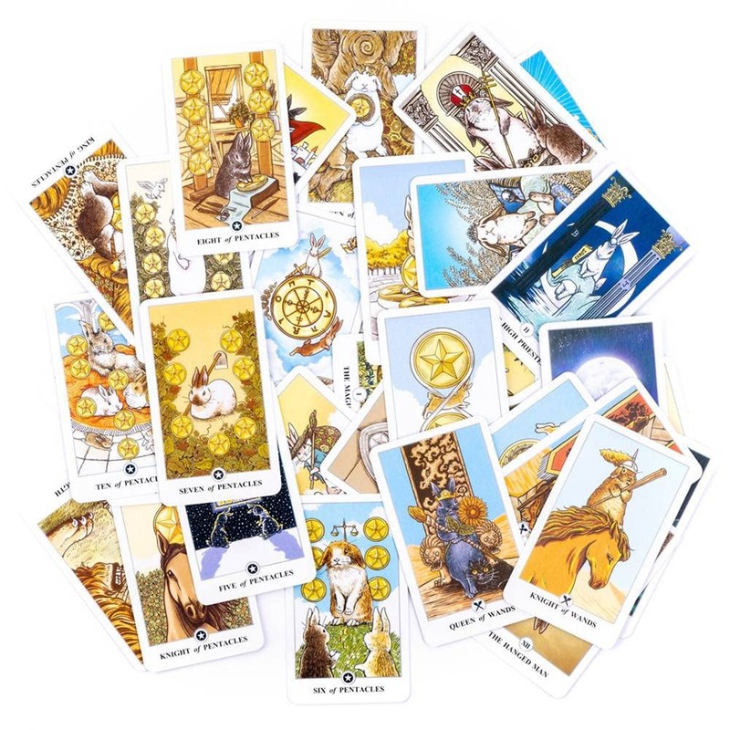 78 pcs Tarot Luna Rabbit Tarot Deck Tarot Cards Tarot