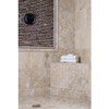 2x2 Cappuccino Marble Brushed Straight Edge Mosaic Tile (6" Swatch