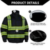 FONIRRA High Visibility Reflective Jackets for Men Waterproof ANSI Class