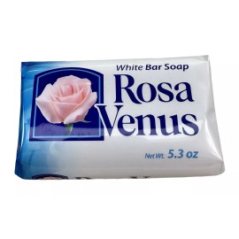 Rosa Venus Jabon Rosa Venus Blanco Classic 150 g / 5.3 oz Soap Bar, 2, 4,6,10,20 or 40 Pack - 20