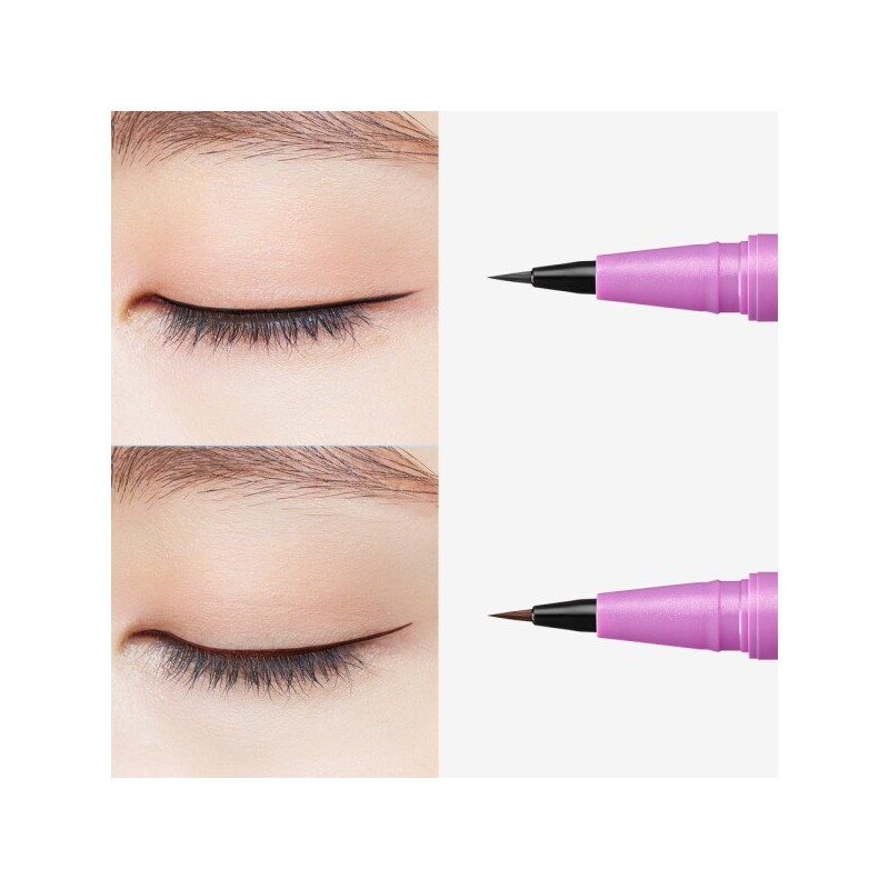Deja Vu Short Brush Pen Liquid Eyeliner 0.52ml Black Brown