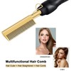 Multifunctional Hair Comb Wet and Dry Hot Heating Curling Straightening
