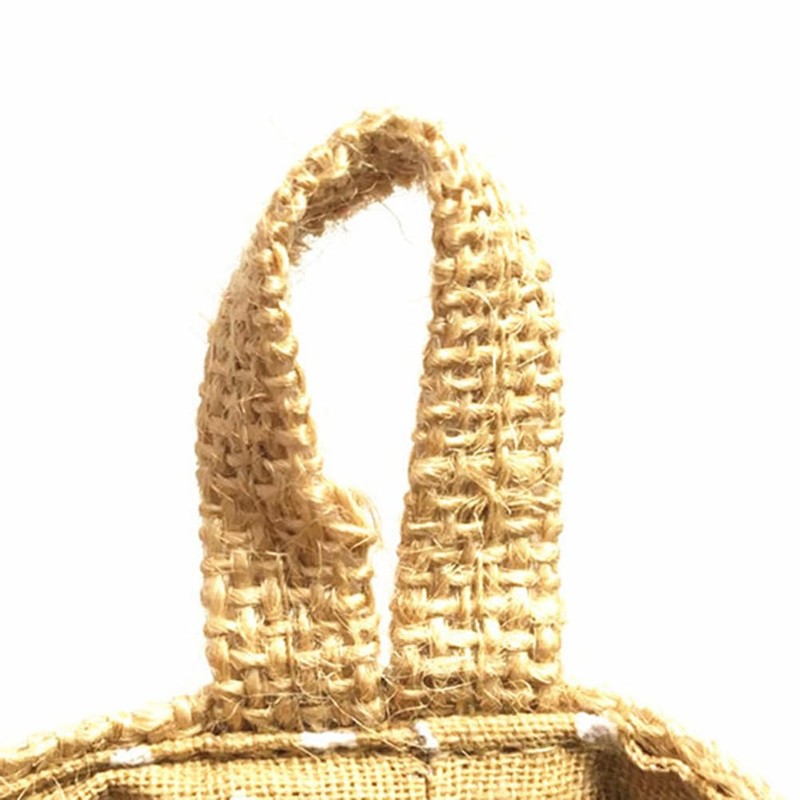 ABOOFAN 1PCS Small Storage Baskets Bag Cotton Linen Hanging Storage