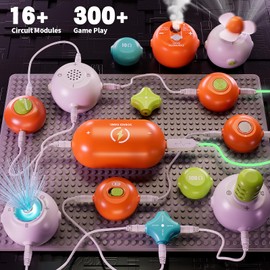 KIZONLY Science Kits for Kids Age 5-7, Circuits for Kids 8-12, Mike and Speaker Module Etc, Science Experiments Electronics Circuit Educational Gift Toys for Kid Boy Girl Ages 3 4 5 6 7 8 9 10 11 12