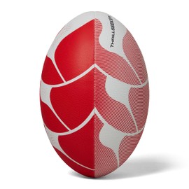 Canterbury Thrillseeker Play Rugby Ball, White/Red, 4