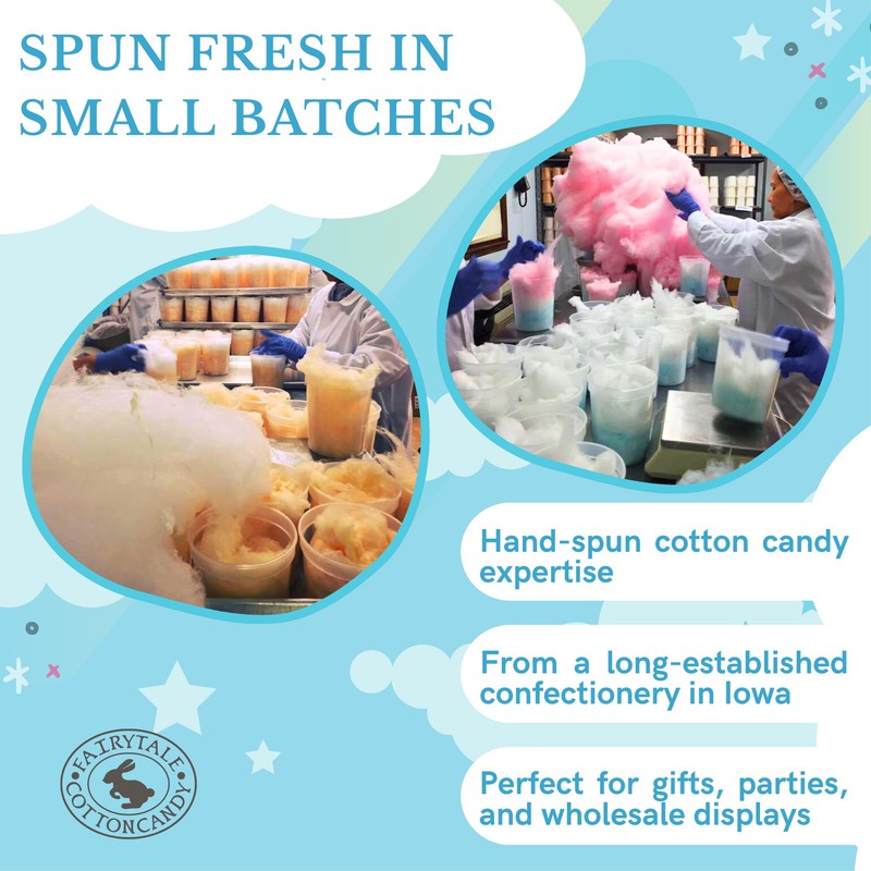 CHOCOLATE STORYBOOK Gourmet Flavored Cotton Candy – Unique Idea for