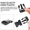 ZWZNBL 16 pieces of 20mm wide webbing buckles, black plastic