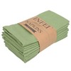 INFEI Soft Color Linen Blended Thin Dinner Cloth Napkins -