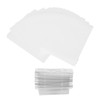 60pcs Lip Balm Pouches Professional DIY Clear Plastic Lip Balm
