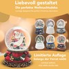 Snow Globe Christmas Music Box | Santa Gift List |