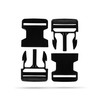 Realm Plastic Side Release Buckle Clip, Luggage, Back Pack/Rucksack, Straps,