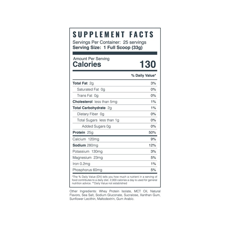 Mons Pura Vanilla Whey Protein: 25g Protein, Complete Amino Acid