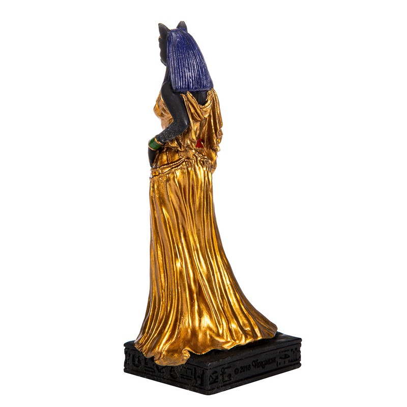 BEAUTIFUL GREEK STATUES Bastet Egyptian Goddess Resin Figurines Hand Painted