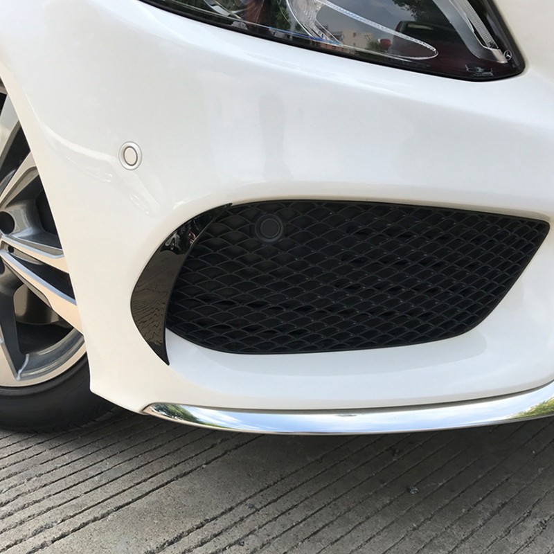 Front Bumper Air Vent Cover Canard Replacement for MercedesBenz CClass
