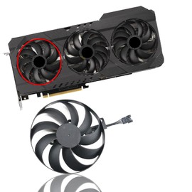 Dotodo Dotodo 88MM CF9010U12D 12V 0,45A L??fter f??r Grafikkarte K??hler f??r ASUS GeForce RTX 3060 Ti/RTX 3070 3080 3090 TUF OC Gaming L??fter Ersetzen Sie Den K??hler (Grafikkartenl??fter-A-4 poliger)