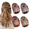 Flat Hair Clips for Women,4 Pack Ergonomic Curved Hair Claw