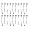 20Pcs Electrode Wires 2.0in Portable Replacement Button Electrode Lead Wires